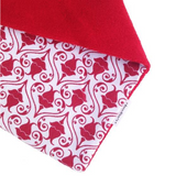 Babador Bandana - Arabescos Vermelhos - BazarBizarro