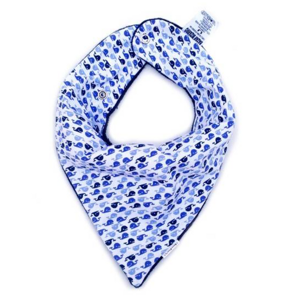 Babador Bandana - Baleias ao Mar! - BazarBizarro